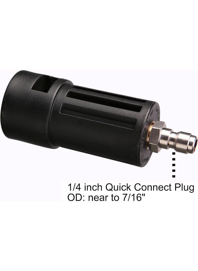 Compatible Pressure Washer Adapter, Replacement for Karcher Power Washer Accessory, 1/4'' Quick Connect - Image 4
