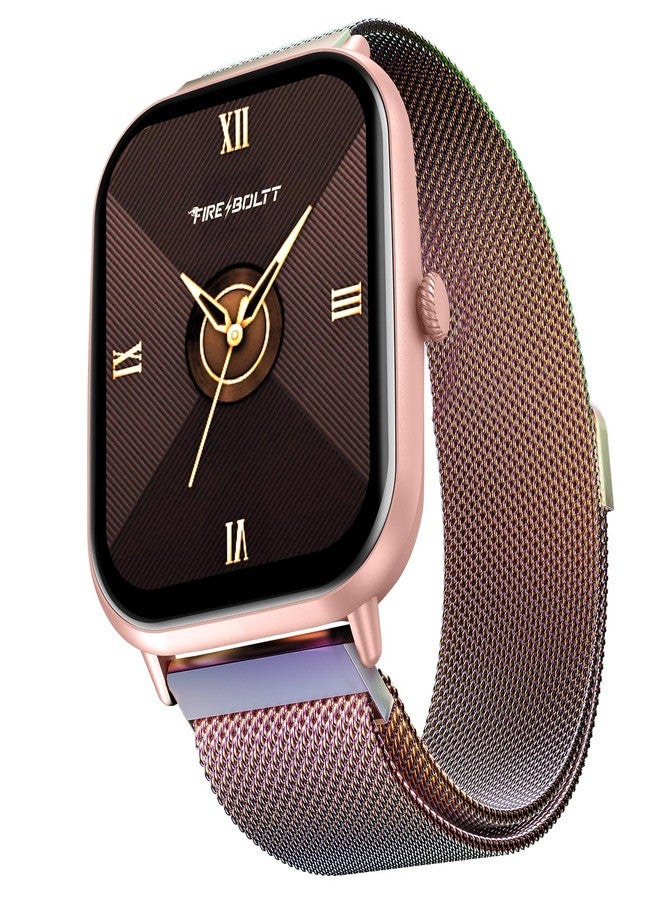 Fire-Boltt Ninja Call Pro Max Ultra Bluetooth Calling Smart Watch, 2.01" HD Display, 120+ Sports Modes, Health Suite, AI Voice Assistance, SpO2 Smartwatch for Men & Women - Rainbow Link - Image 1