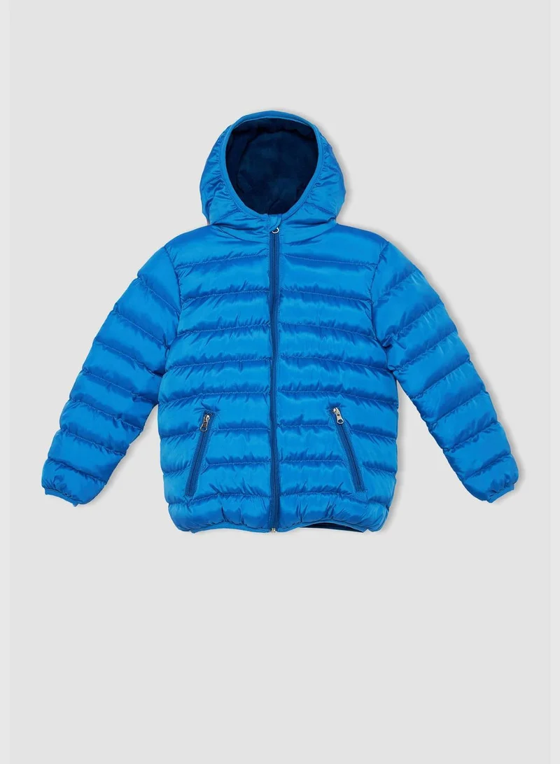 DeFacto Boy Regular Fit Hooded Long Sleeve Outer Wear Jacket