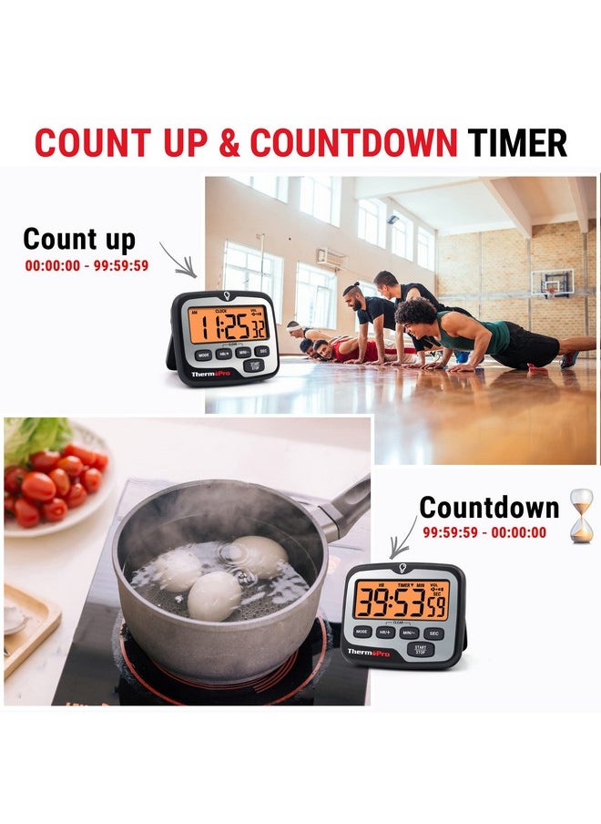 ThermoPro TM01 Digital Kitchen Timer with Touchable Backlit and Count up Countdown Timer Loud Ring Magnetic Classroom Timer for Kids Teachers - pzsku/Z69762ABD122B1D5F407AZ/45/_/1740119013/6533bf54-c41d-4d78-9ddf-58d6842d34bf