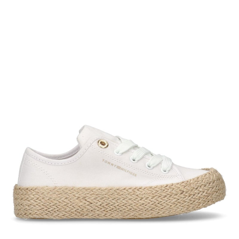 تومي هيلفيغر سنيكرز أطفال برباط وبتصميم قصير - Image 1