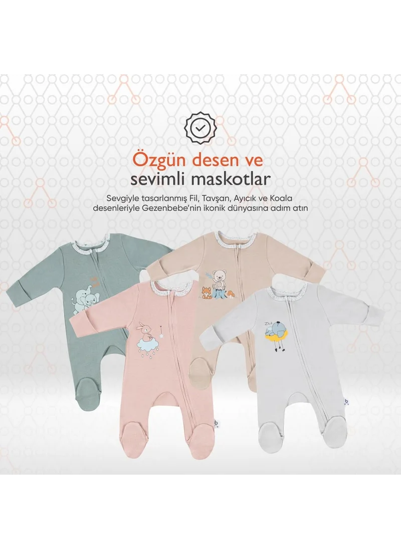 طفل يمشي Hero Long Sleeve Baby Rompers Bunny