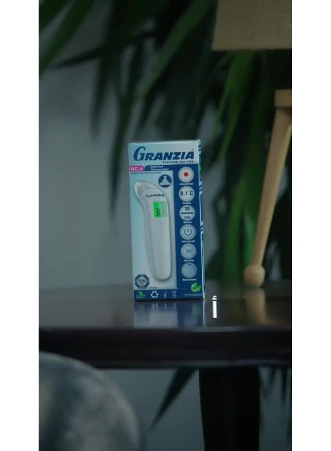 Granzia Samsontemp – Non-Contact Infrared Forehead Thermometer for Babies & Kids | 1-Second Reading, 4cm Distance, Color Display, Low Battery Alert, Compact & Travel-Friendly - Image 4