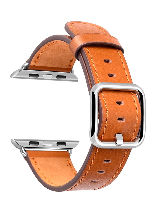 ISank Replacement Strap For Apple Watch Series 3/2/1 Brown - Image 1