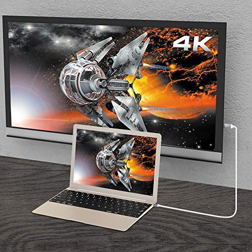 j5create USB Type C to 4K@60Hz HDMI 6ft Cable with HDMI ATC Certificate,Compatible with Thunderbolt 3/4, MacBook Pro/Air, iPad Pro, iPad Air 4, ChromeBook and More (JCC153G) - Image 2