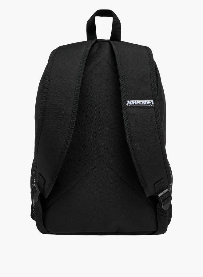 MINECRAFT Printed Backpack with Zip Closure and Adjustable Strap - 17x27x40 cm  - Image 3