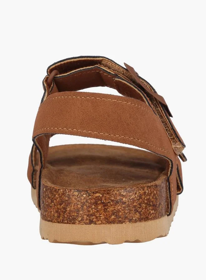 LBL By Shoexpress TAN Boys Hook & Loop Sandals for Men | Best Price UAE