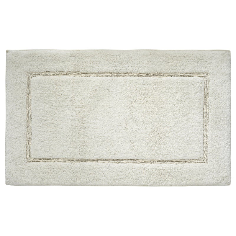 Amrapur Overseas Amrapur Overseas 2-Pack Solid Loop with Non-Slip Backing Bath Mat Set (17-inch by 24-inch & 21-inch by 34-inch)  Silver - Image 3