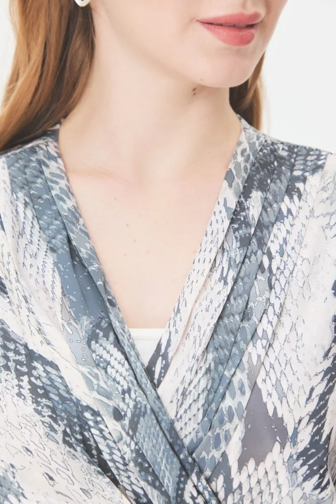 Tenda Printed Long Sleeve Dress