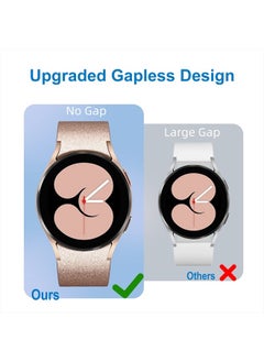 Lerobo 5 Pack No Gap Bands Compatible with Galaxy Watch 6/5/4 Band/Watch 5 Pro Band/Galaxy Watch 4 Band,20mm Soft Silicone Sport Strap for Samsung Watch 5&4 Bands/Watch 4 Classic Bands Women Men  - Image 2