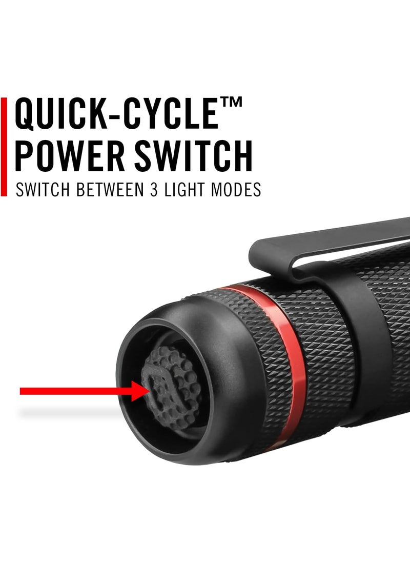 Coast Coast PX1 565 Lumen Pure Beam Focusing LED Flashlight with Twist Focus and Adjustable Pocket Clip  - Image 5