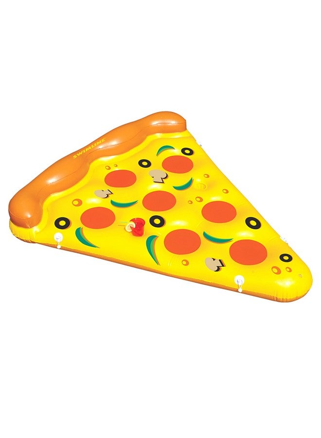 سويم لاين عوامة سباحة قابلة للنفخ على شكل شريحة بيتزا من سويم لاين، متعددة الألوان - Image 1