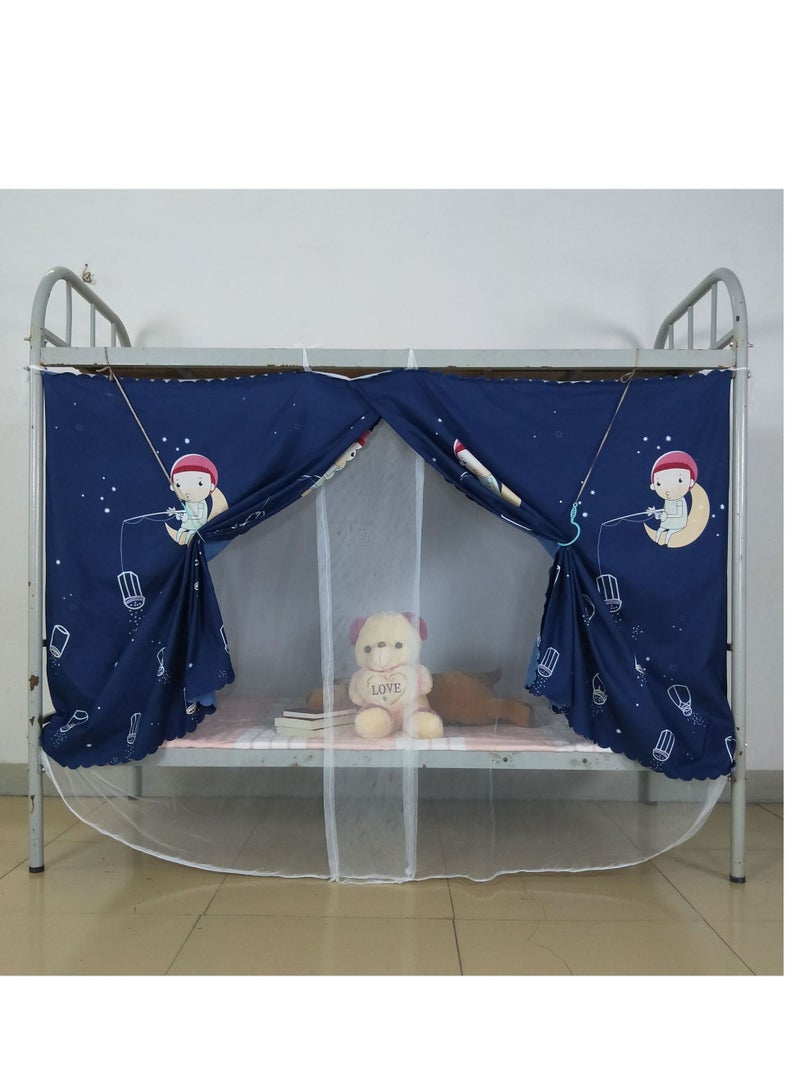 Bluejw Artistic Cartoon Designed Lower Deck Curtain Cotton Blend - Image 1