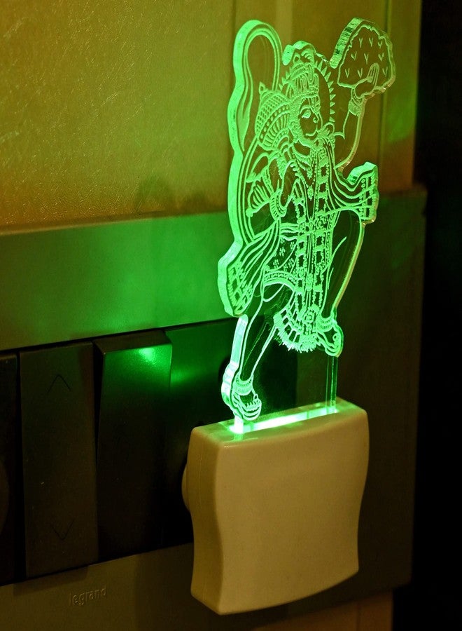 Somil مصباح حائط LED ثلاثي الأبعاد بتصميم هانومان من سوميل، سهل التركيب والتشغيل، يغير لونه تلقائيًا، القطر: 5 × 10 × 5 سم - Image 3