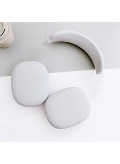 Case Cover 3 in 1 Headset Silicone Protective Case for AirPods Max White