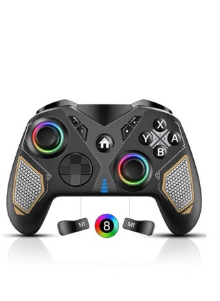 Wireless Switch Pro Controller for Nintendo Switch/Lite/OLED - Multi-Platform Gamepad with LED Light for PC, iOS, Android - RGB Gaming Controller - pzsku/Z6976E8BF405349BF6A1EZ/45/_/1721878057/c561f78e-381f-4a39-b5f9-36a46bdff6a7