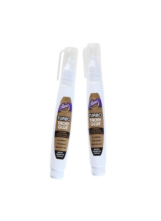 Aleene's Turbo 2Pack Pens Tacky Glue.63 Fl Oz2 Pack, Beige  - Image 4