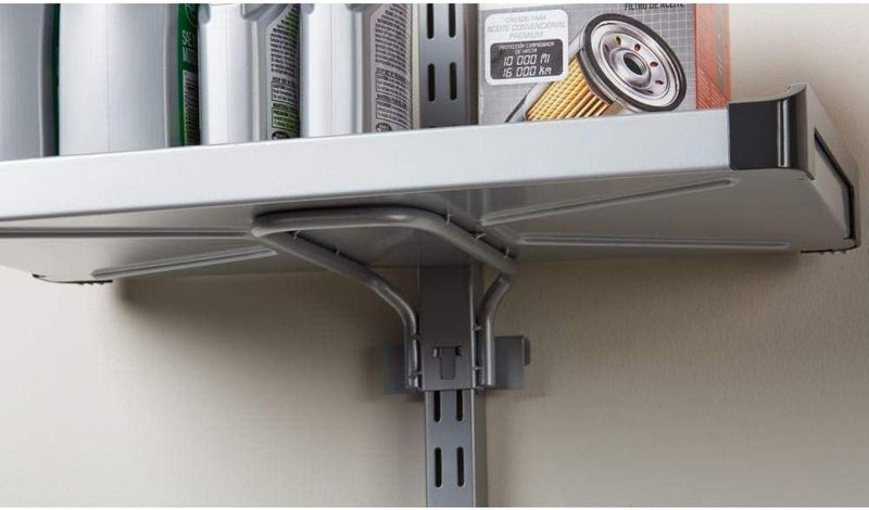 Rubbermaid Rubbermaid FastTrack Rail Large Shelf Organization System Holds up to 50 Pounds Ideal for Cleaning ProductsGarden SuppliesLaundry Products  - Image 3