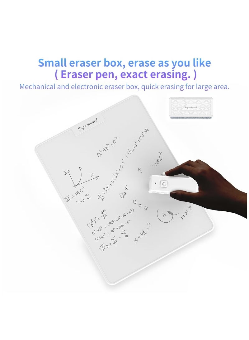 12" - The Ultimate Reusable Notebook | Zero-Waste Magnetic Writing Board for Adults, Office, Cleanroom & Eco-Conscious Homes | Paper-Feel Tablet for Sketches & Lists(8+ Years & Adults) - Image 3