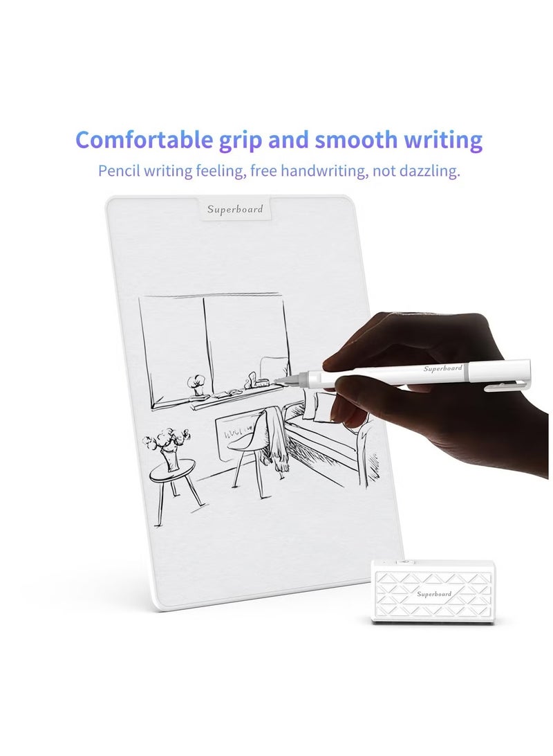 12" - The Ultimate Reusable Notebook | Zero-Waste Magnetic Writing Board for Adults, Office, Cleanroom & Eco-Conscious Homes | Paper-Feel Tablet for Sketches & Lists(8+ Years & Adults) - Image 2