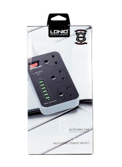 Generic Hot Sale UK Power Extension Socket Black/Grey  - Image 5