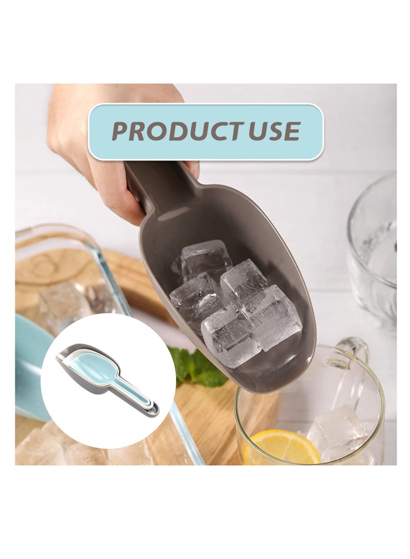 سونسر مغارف بلاستيكية للمطبخ للسلع الجافة والدقيق وتخزين الحلوى، طقم لعلب الطعام - Image 4