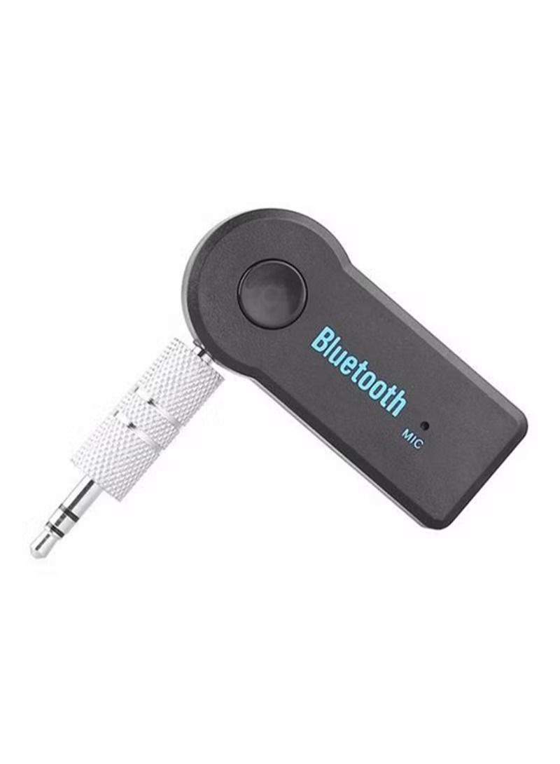 HuHa Universal Bluetooth AUX Music Receiver With Mic Black