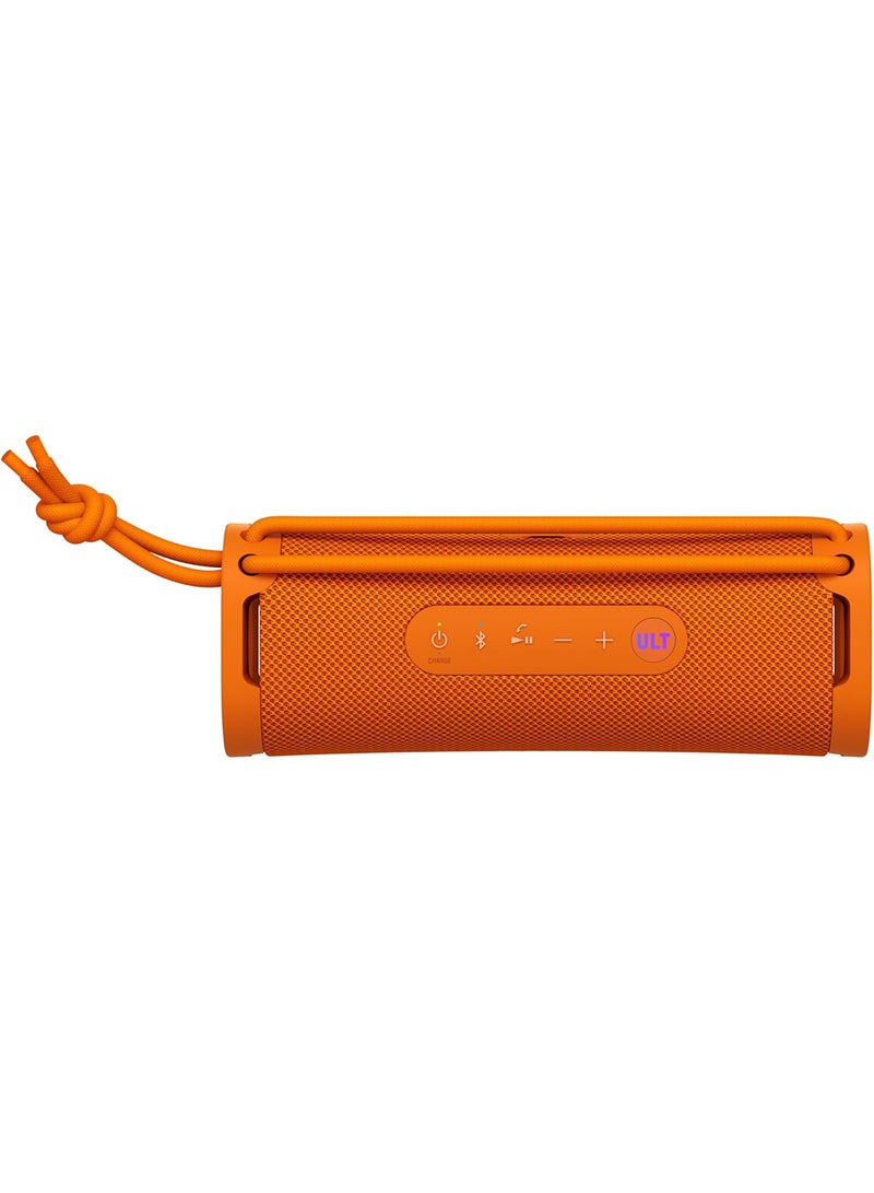 Sony ULT Field 1 Wireless Ultra Portable Bluetooth Compact Speaker, IP67 Waterproof, Dustproof, Shockproof with Enhanced Bass, 12 Hour Battery and Detachable Strap, UAE Model, 2024 Orange - Image 3