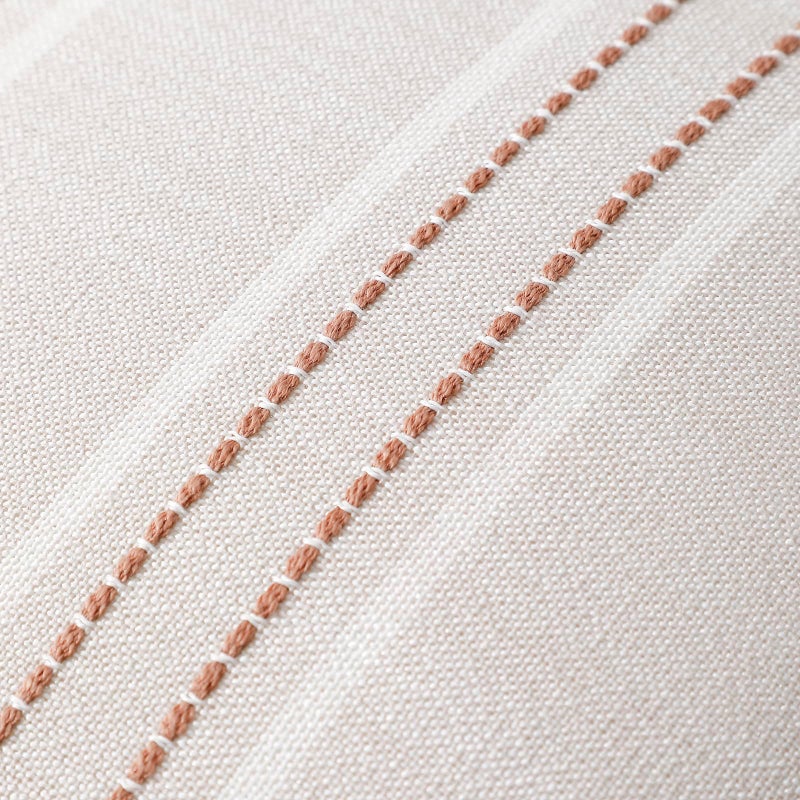Hckot Throw Pillow Covers 18x18 Set of 2 Camel Pillow Covers Farmhouse Decorative Pillows Textured Linen Square Cushion Covers for Sofa Couch Bed Living Room Decor(Camel) - Image 3