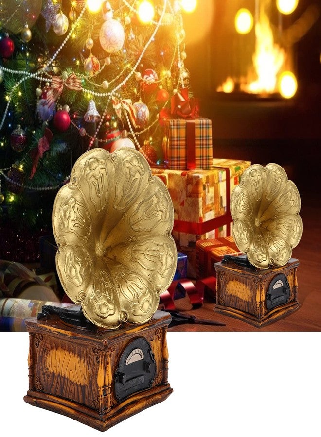 EBTOOLS Piggy Bank, European Retro Record Player Shape Piggy Bank Strong Applicability Vintage Phonograph Ornaments for Home Office Decoration - Image 3