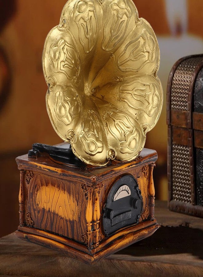 EBTOOLS Piggy Bank, European Retro Record Player Shape Piggy Bank Strong Applicability Vintage Phonograph Ornaments for Home Office Decoration - Image 2