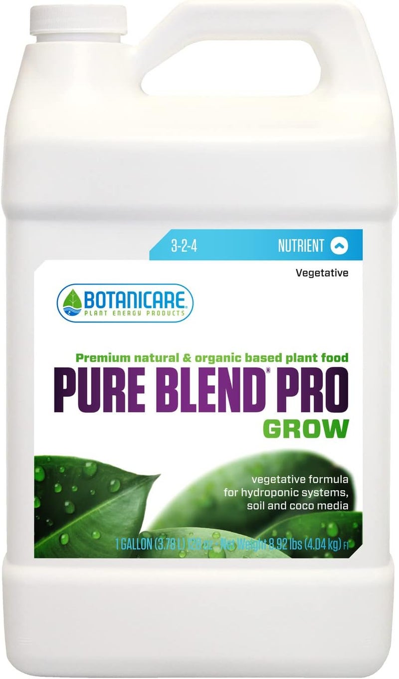 Botanicare Botanicare Pure Blend Pro Grow Nutrient 324 1 gal  - Image 1