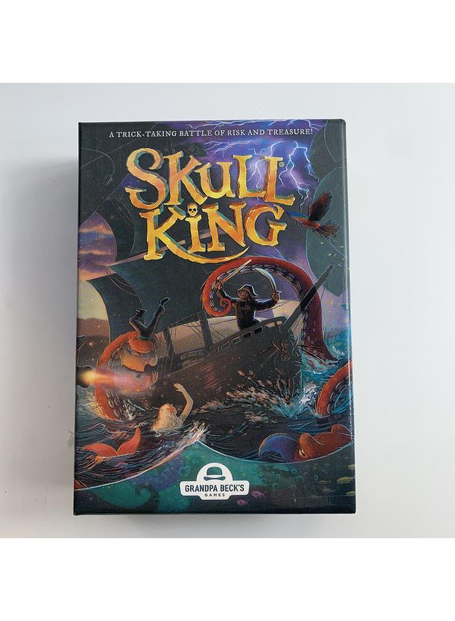 Bluejw English Board Game Flower Skull Skull King Game Pirate Ship Card Game Cover Your Assets - Image 1