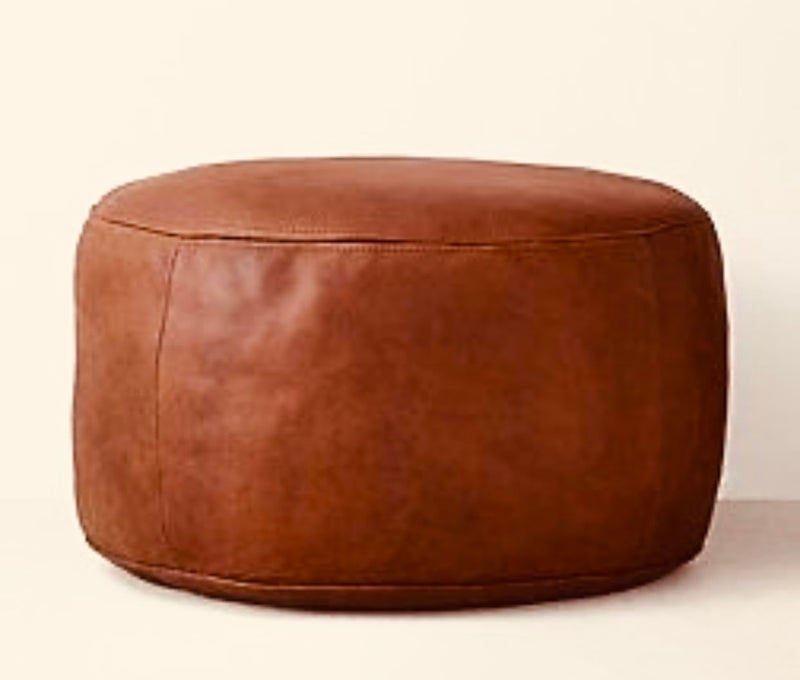 Puff Round Very Comfortable Multi Use Sabia (Camel)