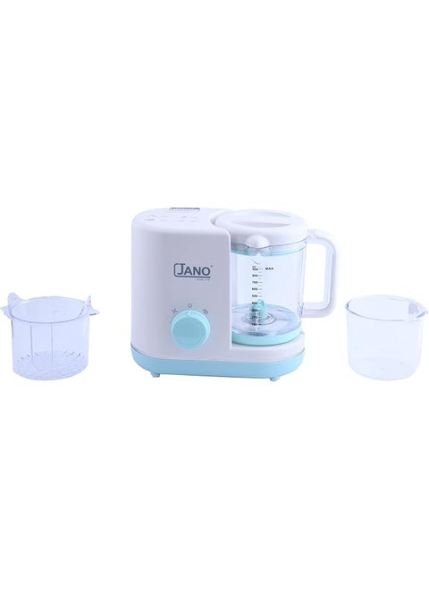 900Ml 400W Electric Food Processor For Kids Multi Function For Steam Cooking Blending Warming Sterilizing 6 Optional Two Layers Steaming White E06023 2 Years