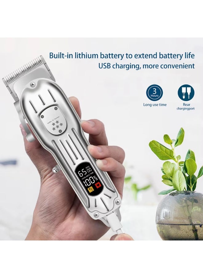hair clipper,trimmer for men,Beard Shaving and Trimming Machine for Men, Men's Multi-Function Hair Trimming Machine, Men's Electric Trimmer, Suitable for Mustache, Body, Nose, and Ears, Rechargeable Facial Trimmer, Precision Water-Resistant Trimmer USB Rechargeable
