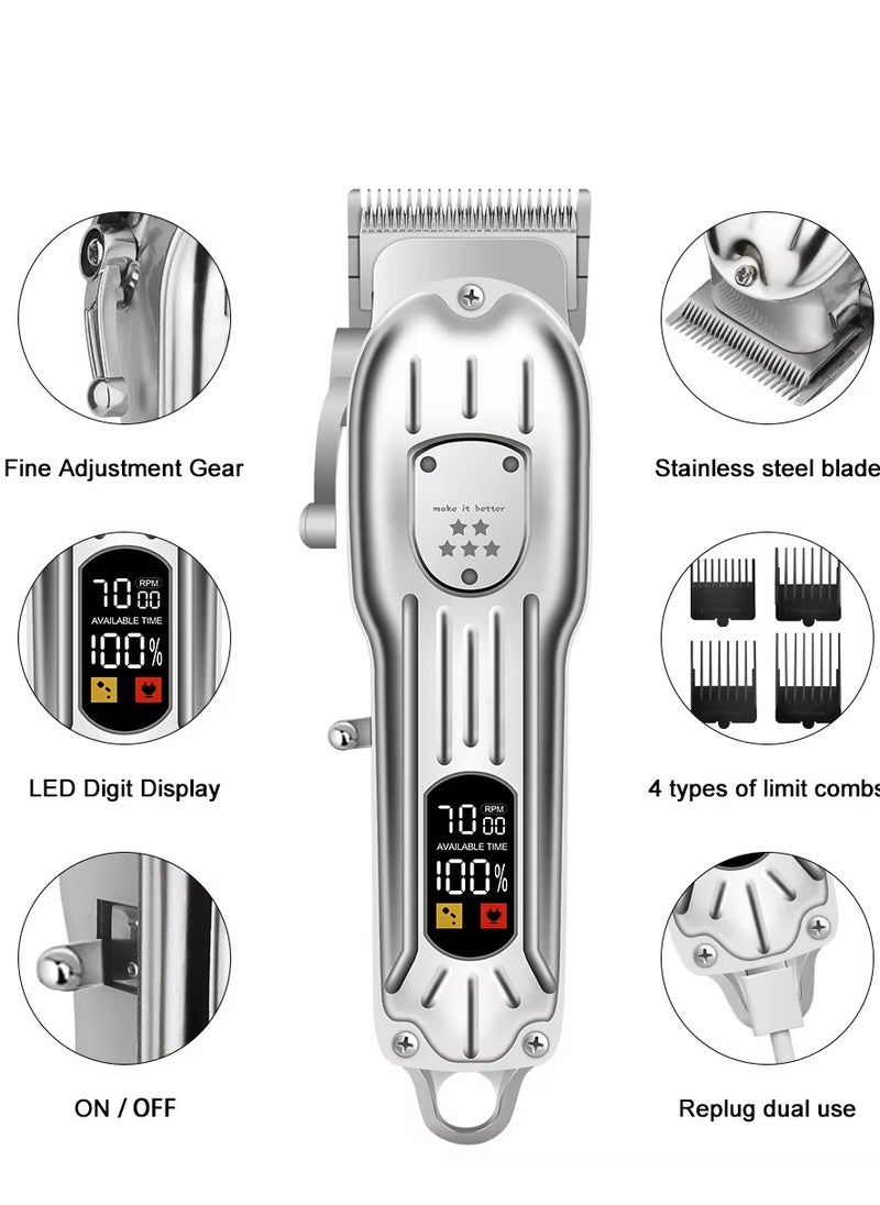 hair clipper,trimmer for men,Beard Shaving and Trimming Machine for Men, Men's Multi-Function Hair Trimming Machine, Men's Electric Trimmer, Suitable for Mustache, Body, Nose, and Ears, Rechargeable Facial Trimmer, Precision Water-Resistant Trimmer USB Rechargeable