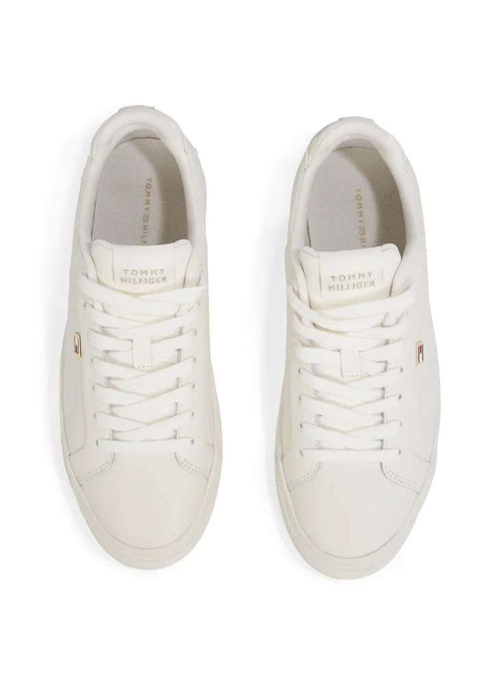 TOMMY HILFIGER Logo Detail Lace Up Low Top Sneakers