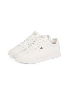 TOMMY HILFIGER Logo Detail Lace Up Low Top Sneakers  - Image 3