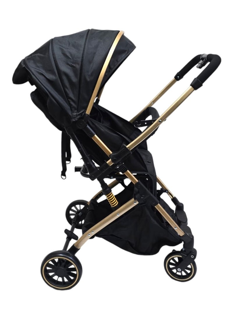 BABYCARA Ultra Lightweight Baby Stroller Gold Frame Compact Folding for Travel Cabin  - Image 3