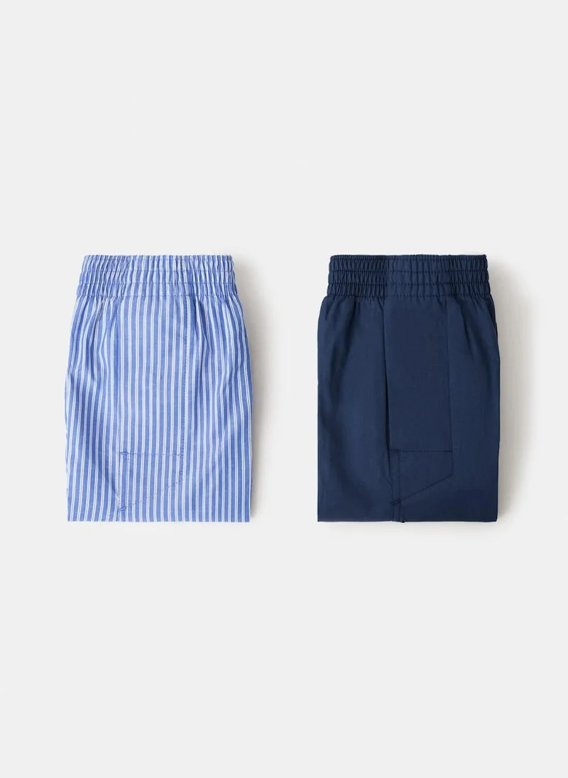 مانجو مان بوكسر مختلط عبوة من قطعتين