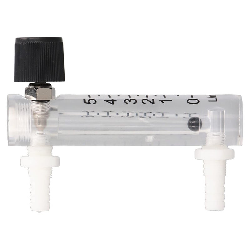 Panel Mount Acrylic Flow Meter 0 5 LPM Adjustable Clear Scale Medical Lab Use - Image 3