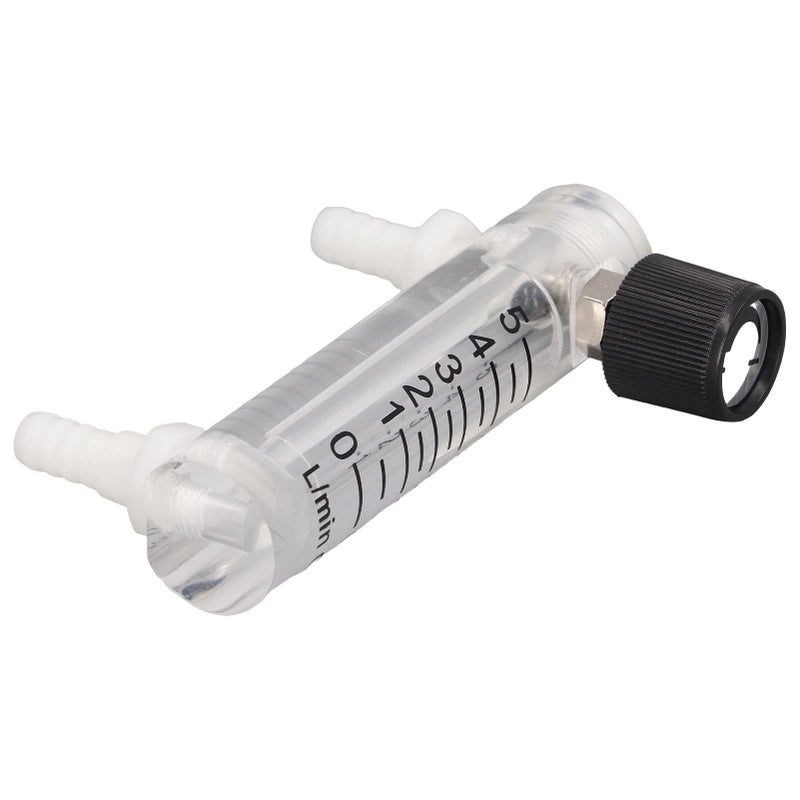 Panel Mount Acrylic Flow Meter 0 5 LPM Adjustable Clear Scale Medical Lab Use - Image 2