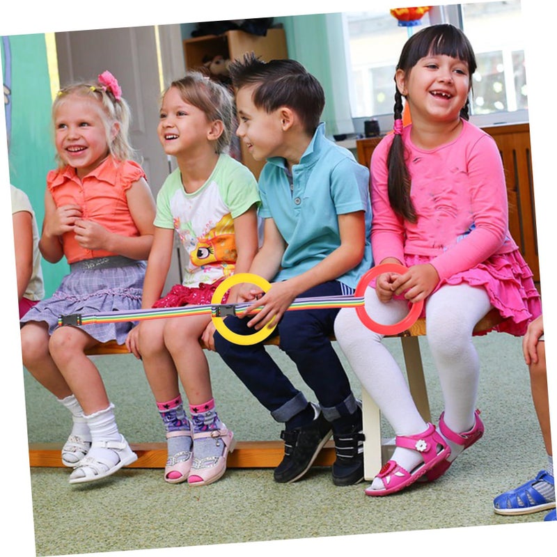 Walking Rope Safety Leash 6 Pack with Color Coded Handles for Preschool Kindergarten Outdoor Activity - Image 3