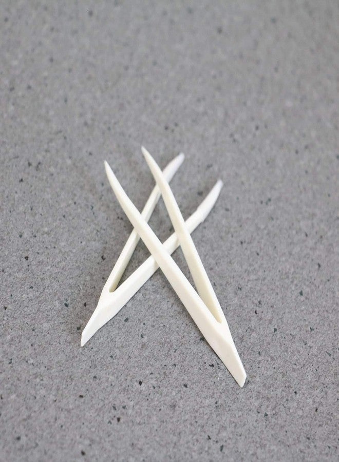 MosBug 12Pcs 80mm Contact Lens Tweezers Make Up Tool (White) - Image 4