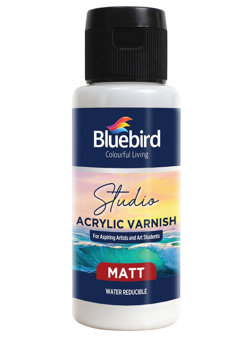 Bluebird  Premium Acrylic Varnish Matt - Protect and Enhance Your Artwork 100 ml - Image 1