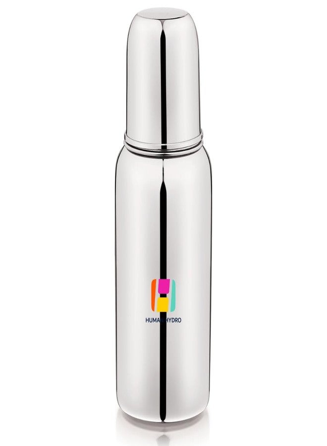 Human Hydro 300ml Stainless Steel Baby Feeding Bottle | Anti-Colic, BPA-Free, Leak-Proof | Food Grade 304 Steel | Wide Neck Milk Bottle for Newborns & Infants | Made in India - Image 1