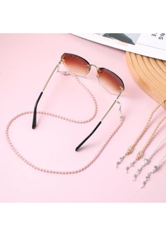 Oasisgalore 3 Pcs Faux Pearl Eyeglass Chain for Women, Beaded Sunglass Holder with Eyeglass Loop, Vintage Style  - Image 3