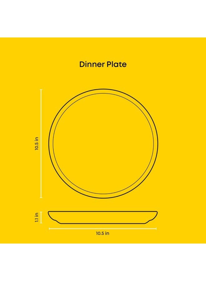JoyJolt Mesa Stoneware Dinnerware Set, 18-Piece Plates and Bowls Sets, Includes Dinner Plates Salad Plates and Cereal and Soup Bowls, Modern Farmhouse Matte Sage Green Dish Set for 6 - Image 4