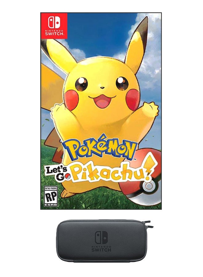 Geekay games Pokemon Lets Go Pikachu-Role Playing-Nintendo Switch-Carry Case Plus Screen Protector - Role Playing - nintendo_switch - Image 1